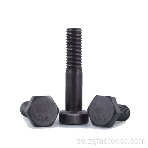 Schwarzoxid Sechskant Bolt Din931